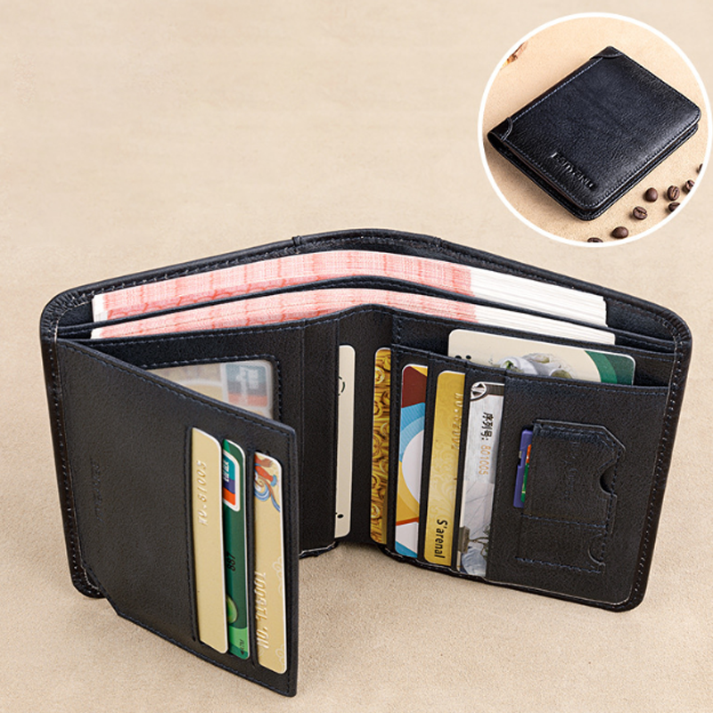 RFID Tri-Fold Retro Wallet