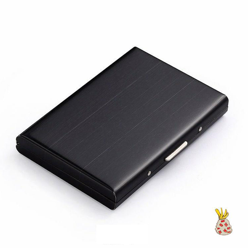 Ultra-thin Anti-theft Brush Anti-demagnetization Metal Card Case