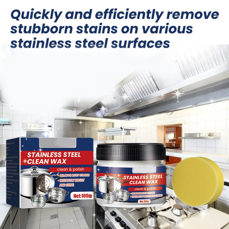 Stainless Steel Stain Cleaning Wax