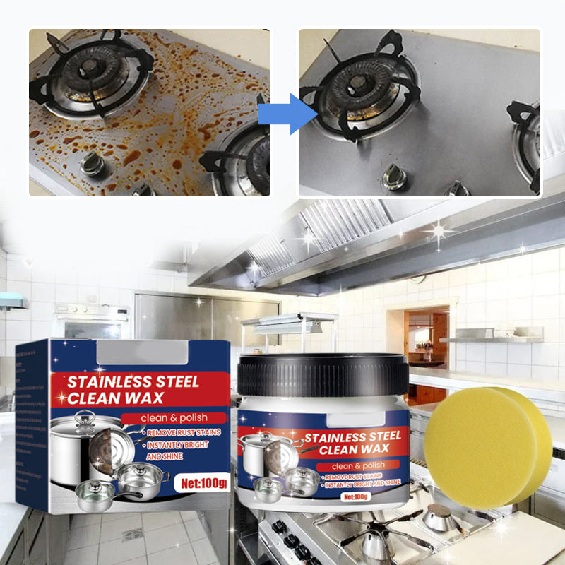 Stainless Steel Stain Cleaning Wax