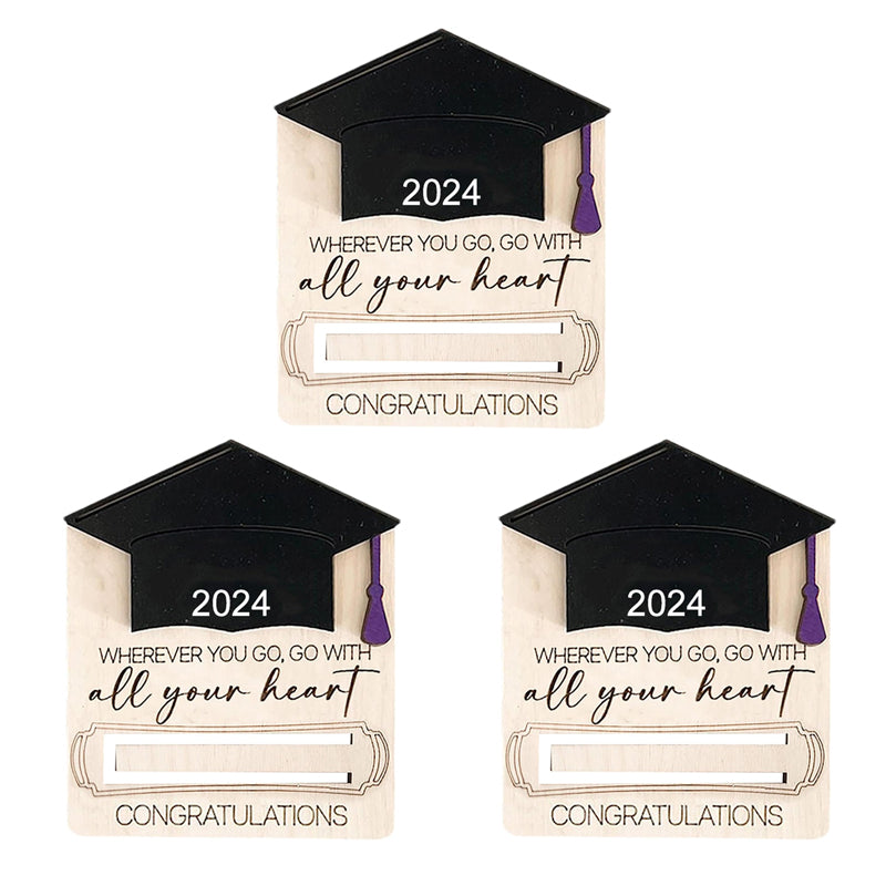2024 Graduation Gift Money Holder (3 PCS)