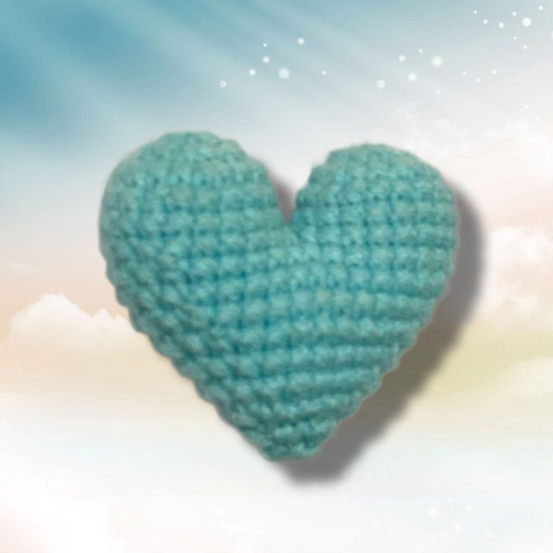 Pocket Hug, Crocheted Heart, Small Gift
