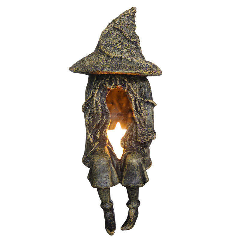 Halloween Witch Ghoul Solar Energy Lamp