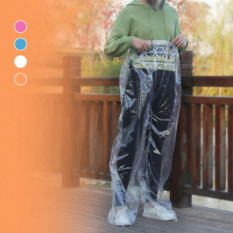 Outdoor Foot Wrap Disposable Long Rain Pants