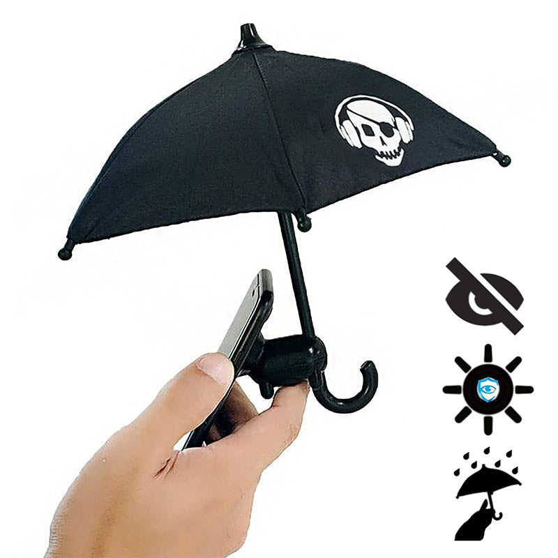 Cute Mobile Phone Holder with Sun Umbrella