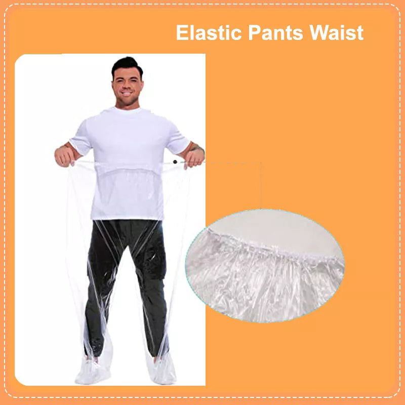 Outdoor Foot Wrap Disposable Long Rain Pants