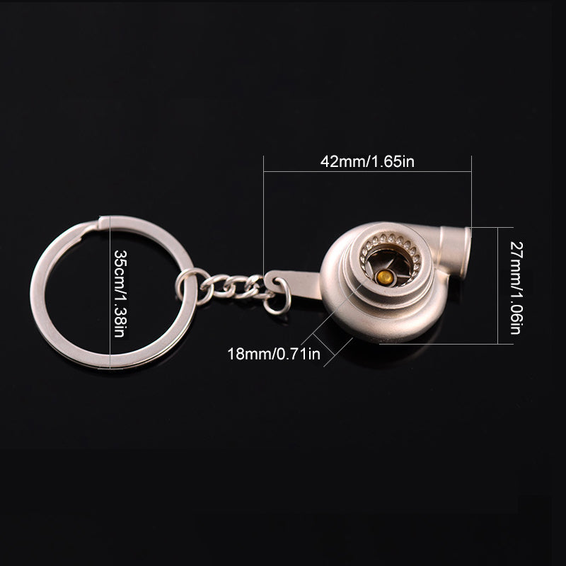 Mini Turbo Turbocharger Keychain