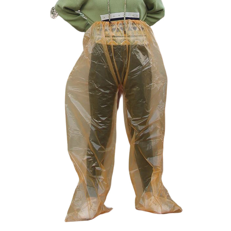 Outdoor Foot Wrap Disposable Long Rain Pants