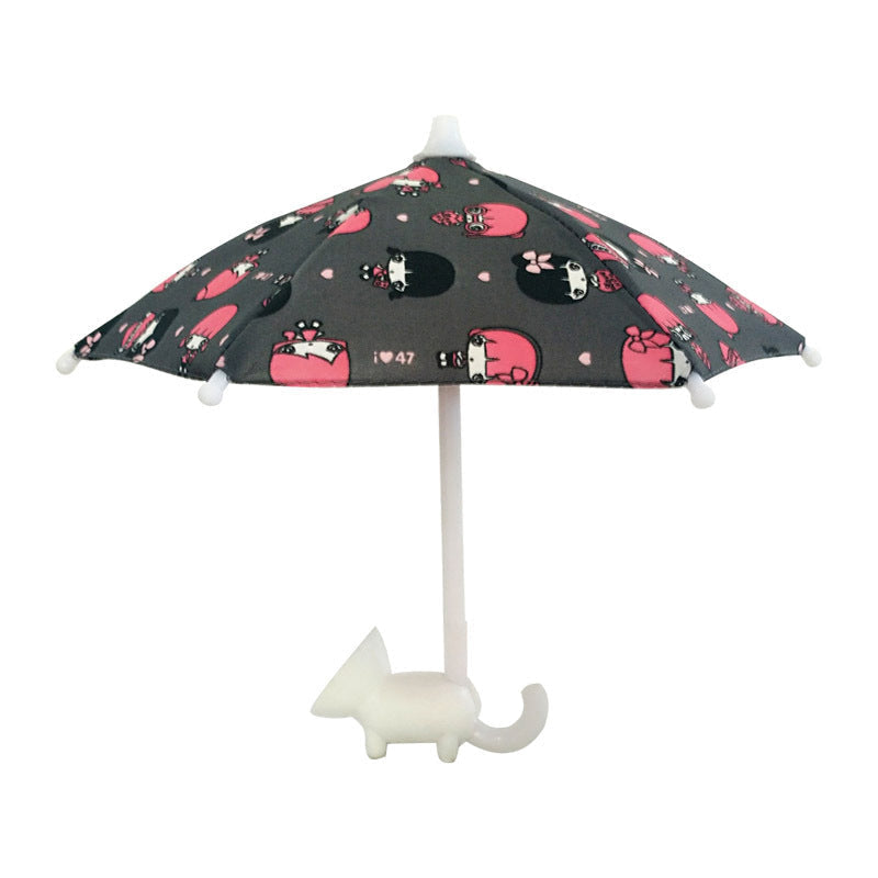 Cute Mobile Phone Holder with Sun Umbrella