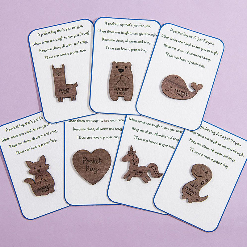 Pocket Hug Wooden Token Gift