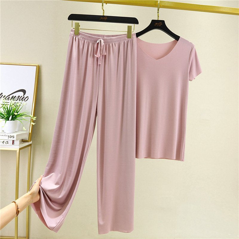 Comfortable Short-sleeved T-shirt Two-piece set