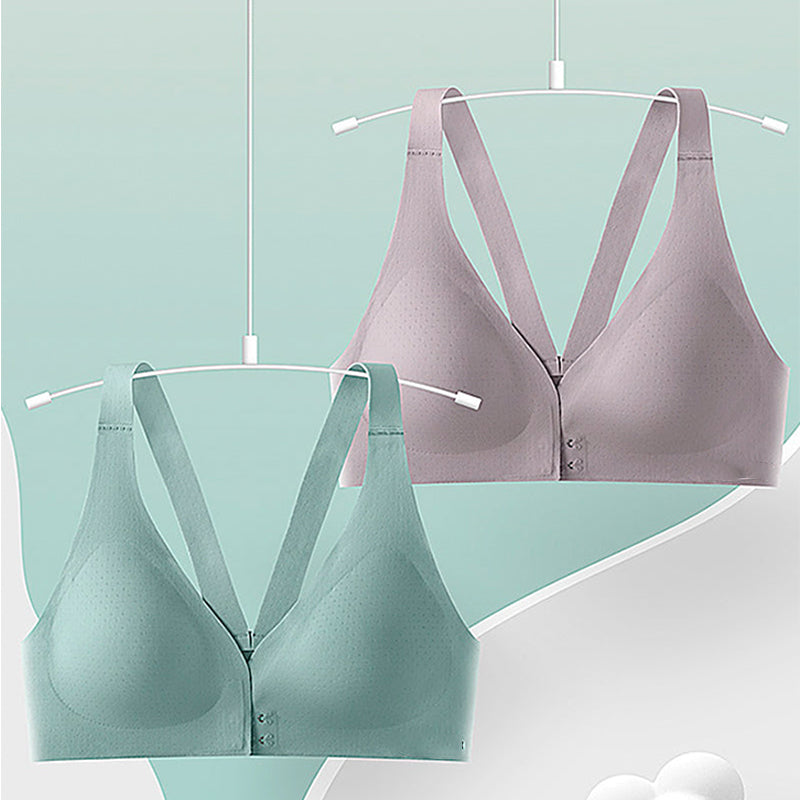 Gathering & Supporting Front Buckle Bra