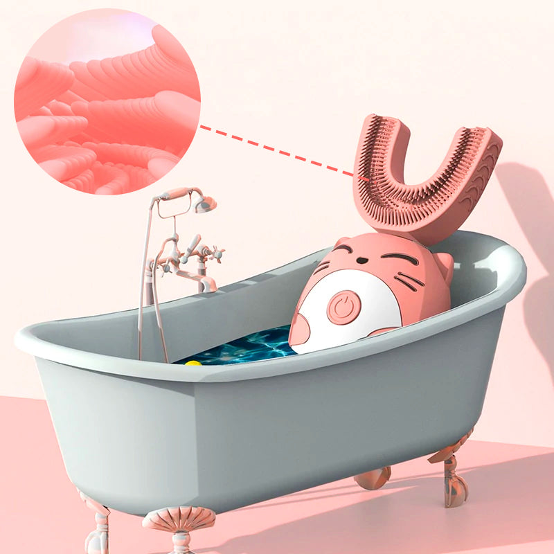 U-shaped Sonic Smart Kids Toothbrush