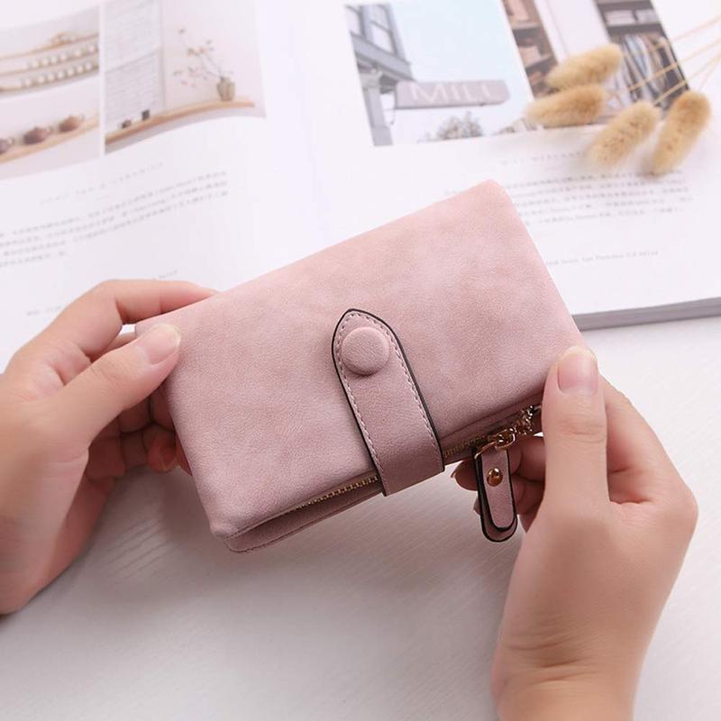 Small Leather Trifold Wallets For Women