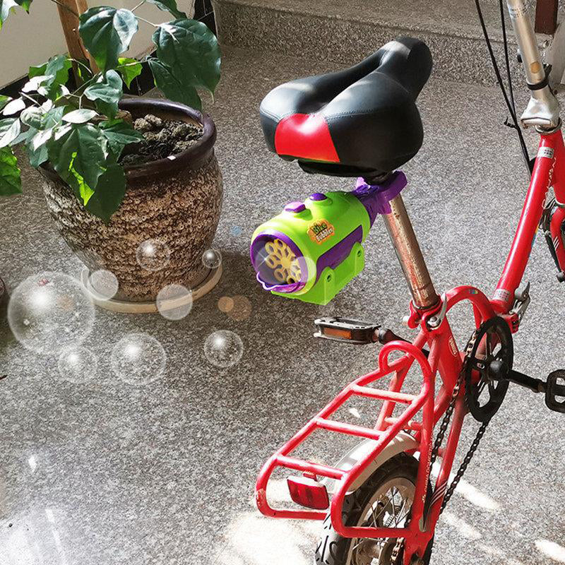 Bicycle Blowing Bubble Machine