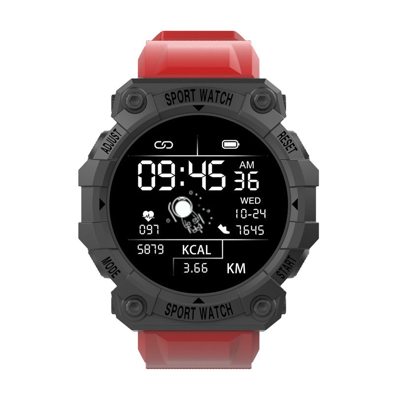 Color Screen Waterproof Touch Control Sports Pedometer Smart Watch