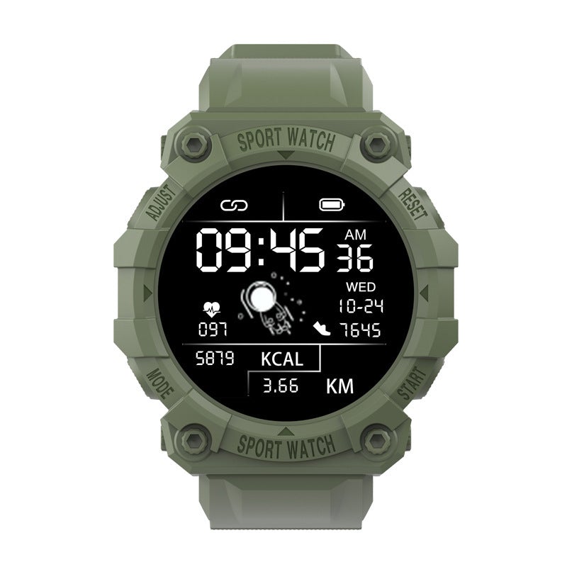 Color Screen Waterproof Touch Control Sports Pedometer Smart Watch