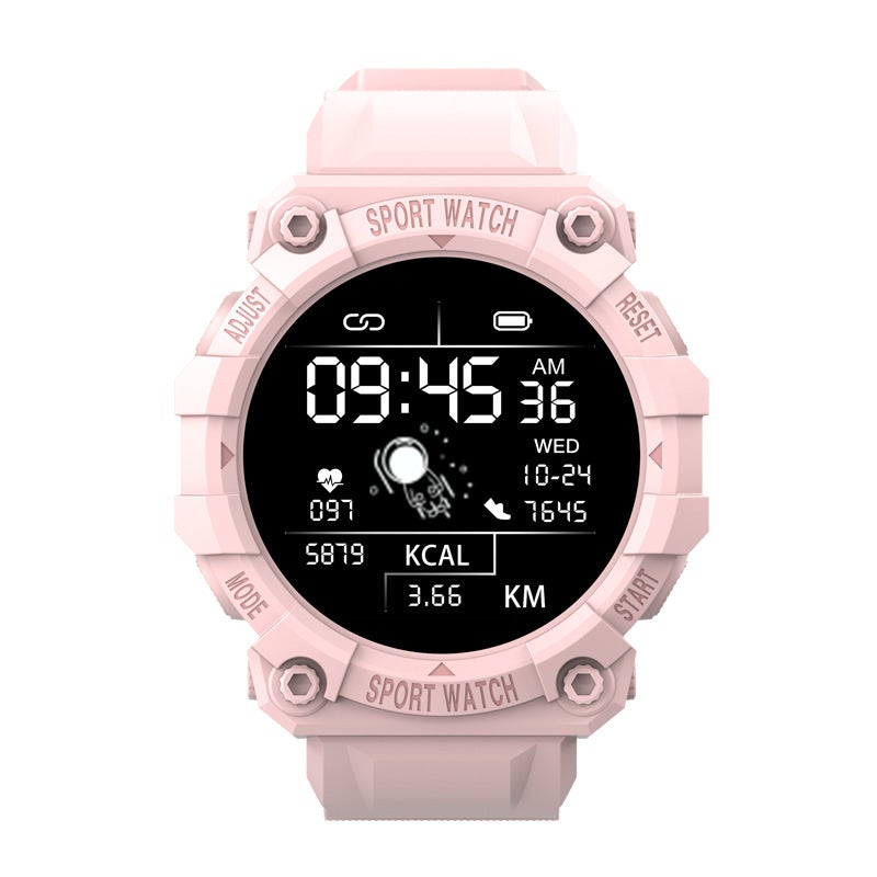 Color Screen Waterproof Touch Control Sports Pedometer Smart Watch