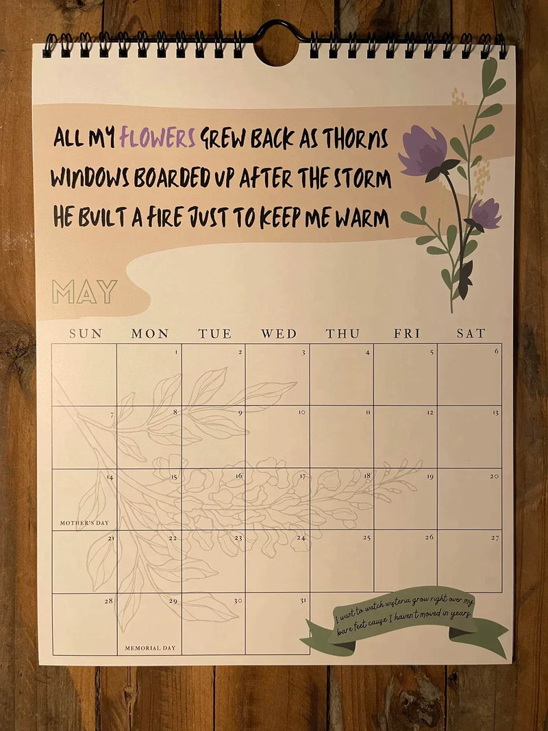 2024 TS Lyrics Calendar