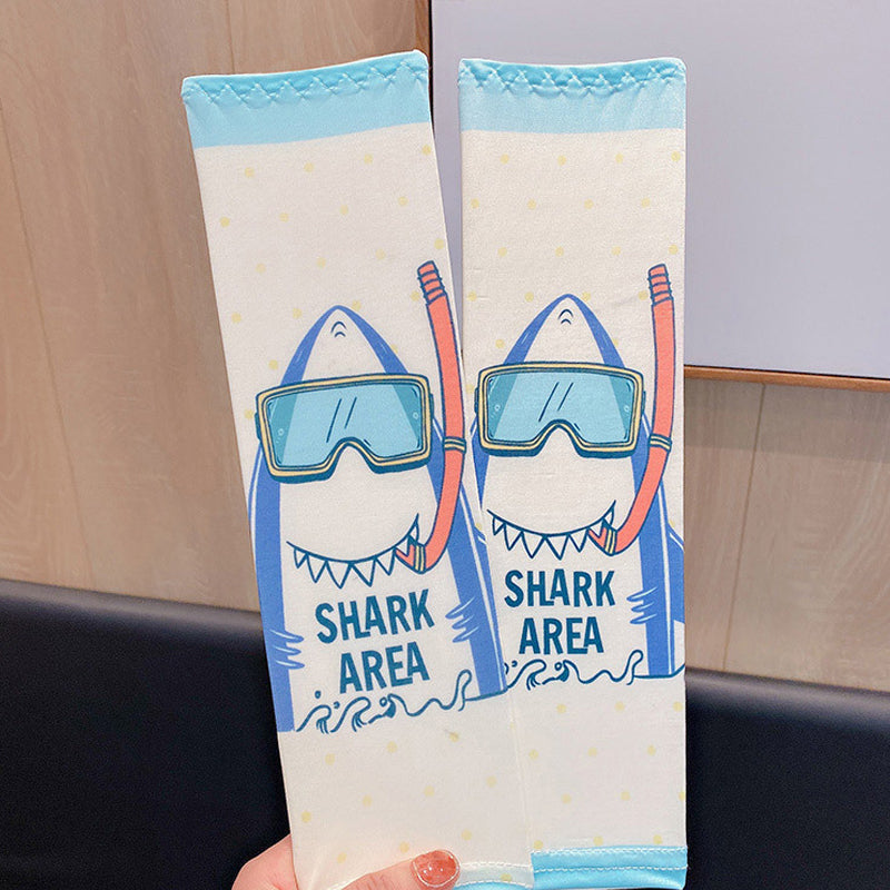 Sun Protection Cartoon Cooling Arm Sleeves for Children