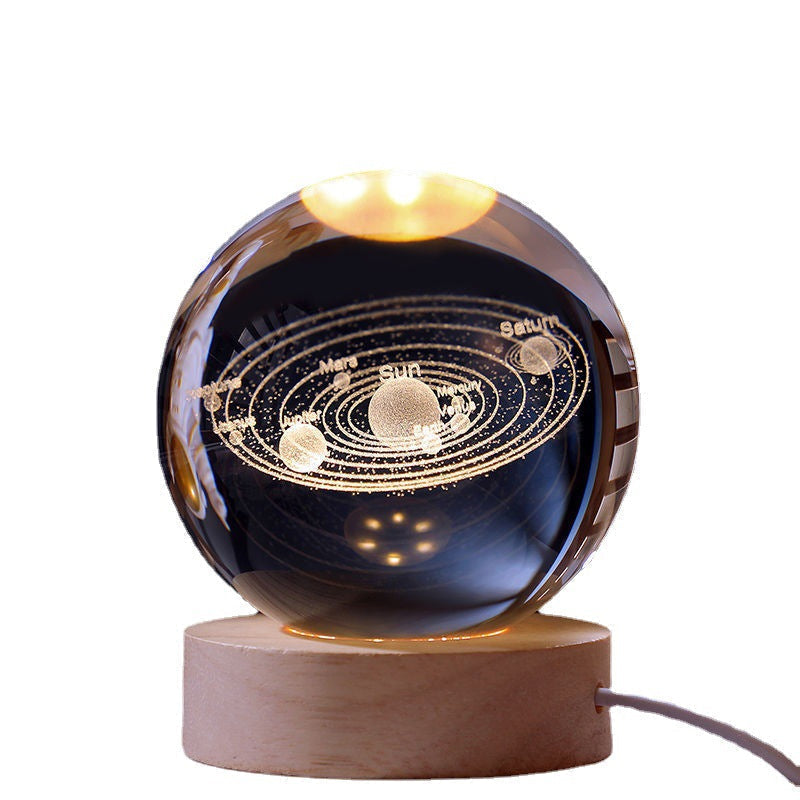 Glowing Crystal Ball Night Light