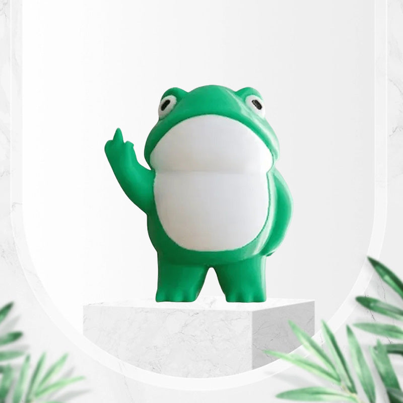 Middle Finger Frog Ornament