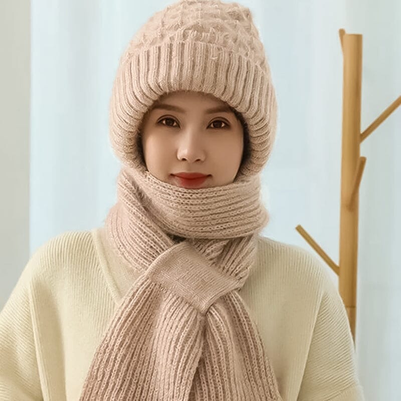 Integrated Ear Protection Windproof Cap Scarf