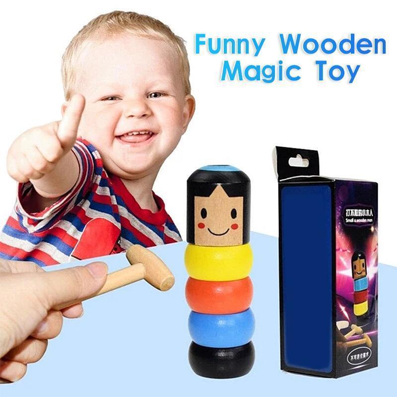 Unbreakable wooden Man Magic Game