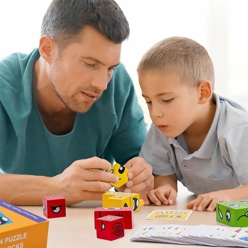 Clapfun™ Puzzle Building Cubes