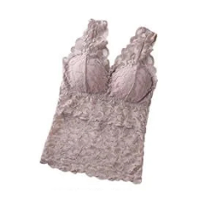 Long Lace Beauty Back Undershirt