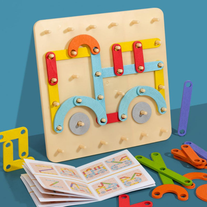 Montessori Pegboard Puzzle