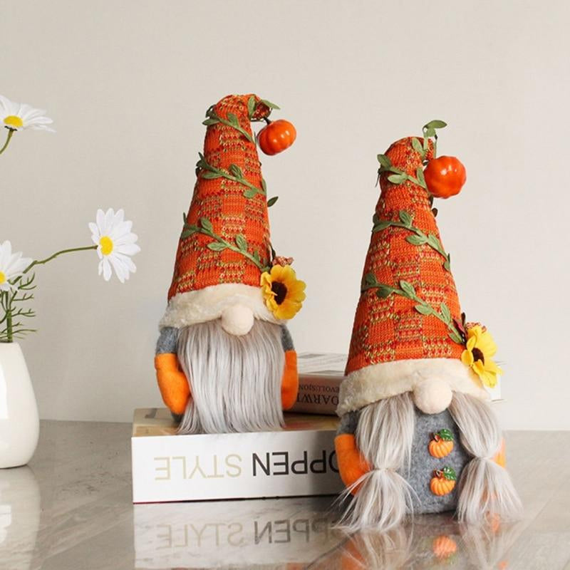 Lovely Pumpkin Fall Gnome