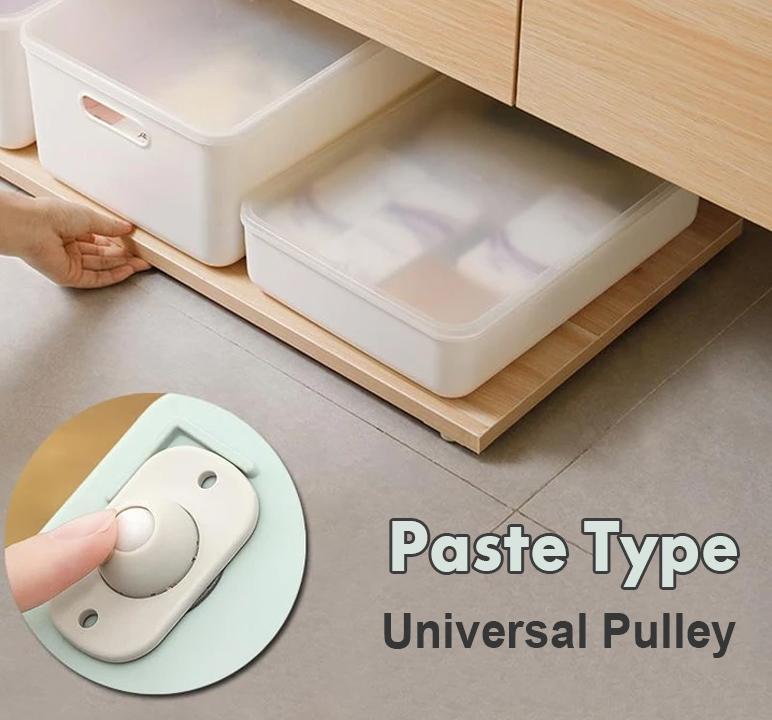 Clapfun™ Paste Type Pulley Universal Wheel (4 PCs)