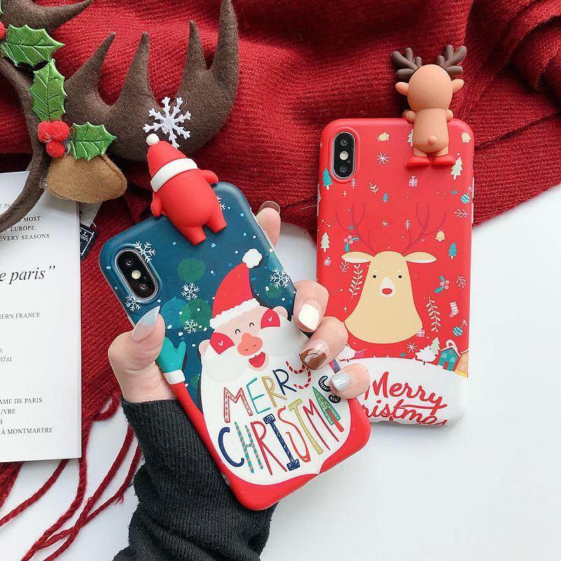 Christmas Theme Soft TPU Phone Cases