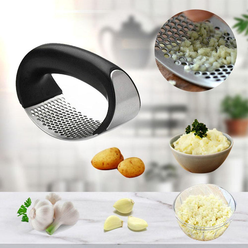 Stainless Steel Garlic Press