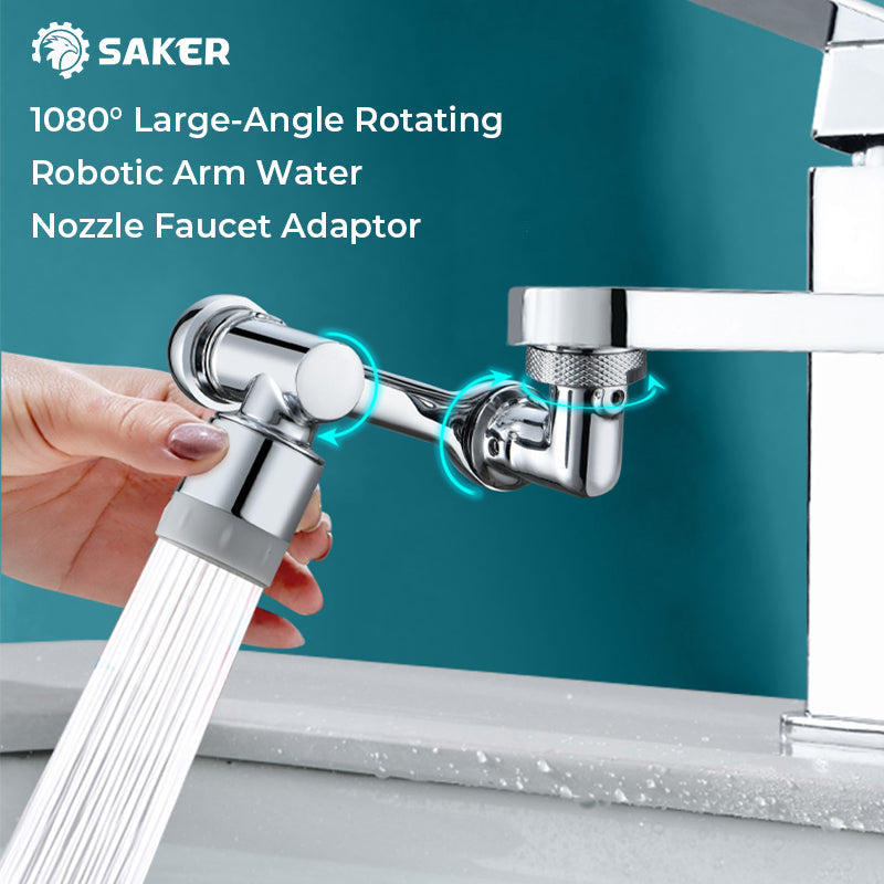 1080° Large-Angle Rotating Splash Filter Faucet