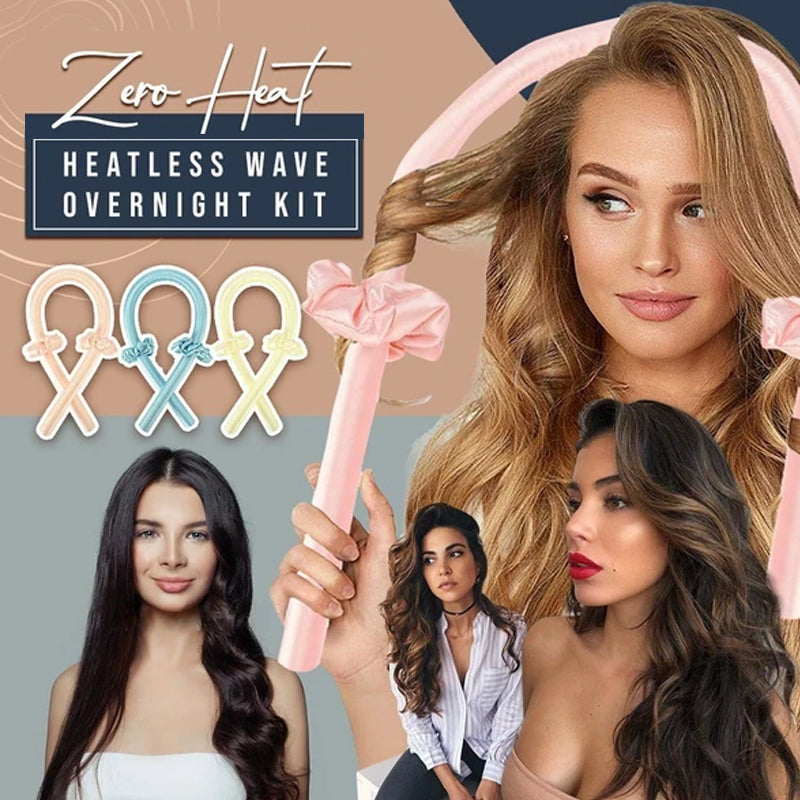 Heatless Hair Curling Wrap Kit