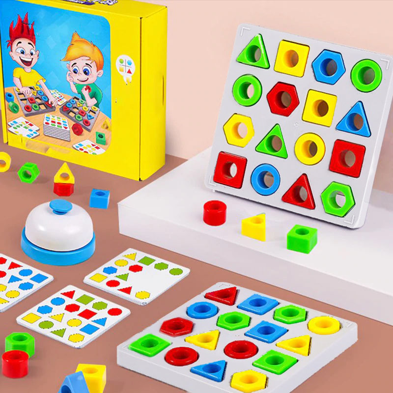 Shape Matching Game Color Sensory Educational Toy