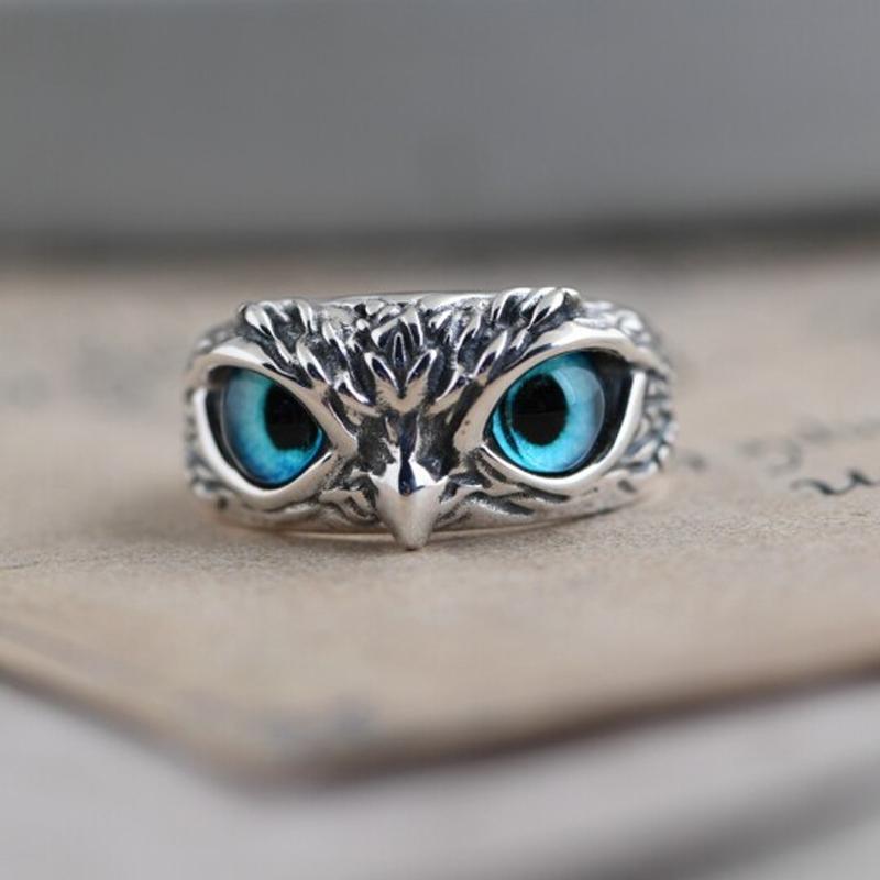 Eye Owl Ring Adjustable