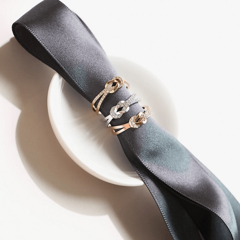Clapfun™ Friendship Love Knot Ring