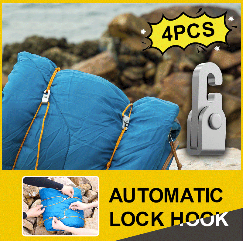 Clapfun™ Tent Automatic Lock Hook (4pcs/pack)