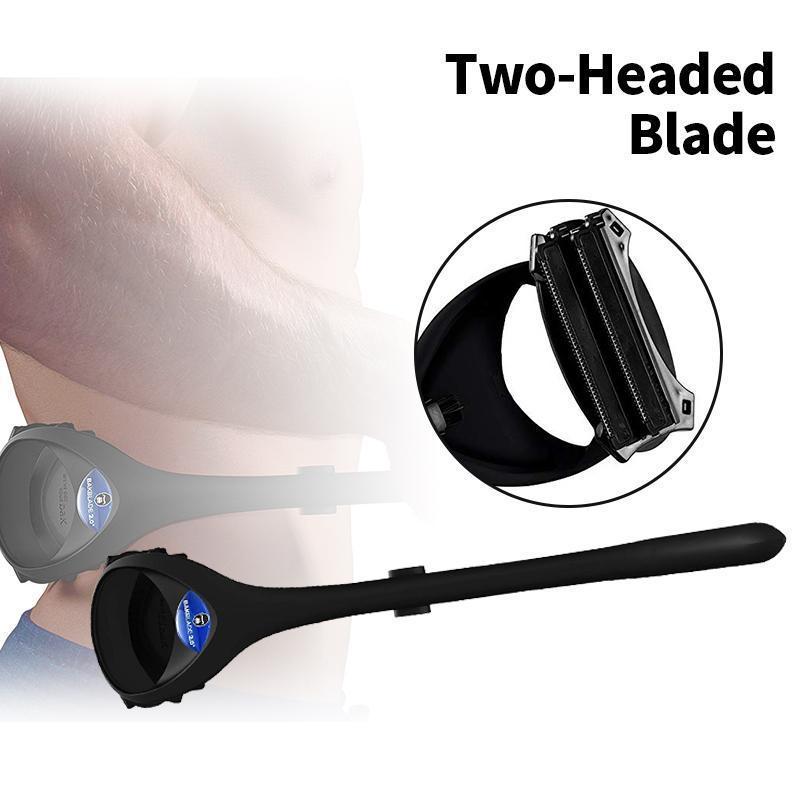 Clapfun™ Two-Headed Blade Back Hair Shaver