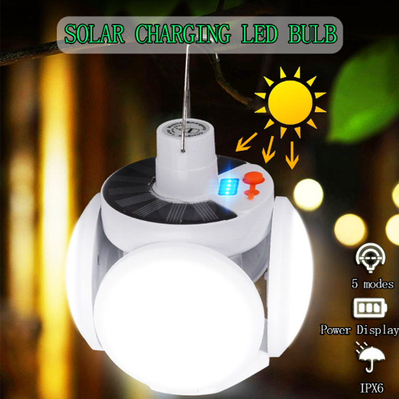 Clapfun™ LED Solar Folding Football Light