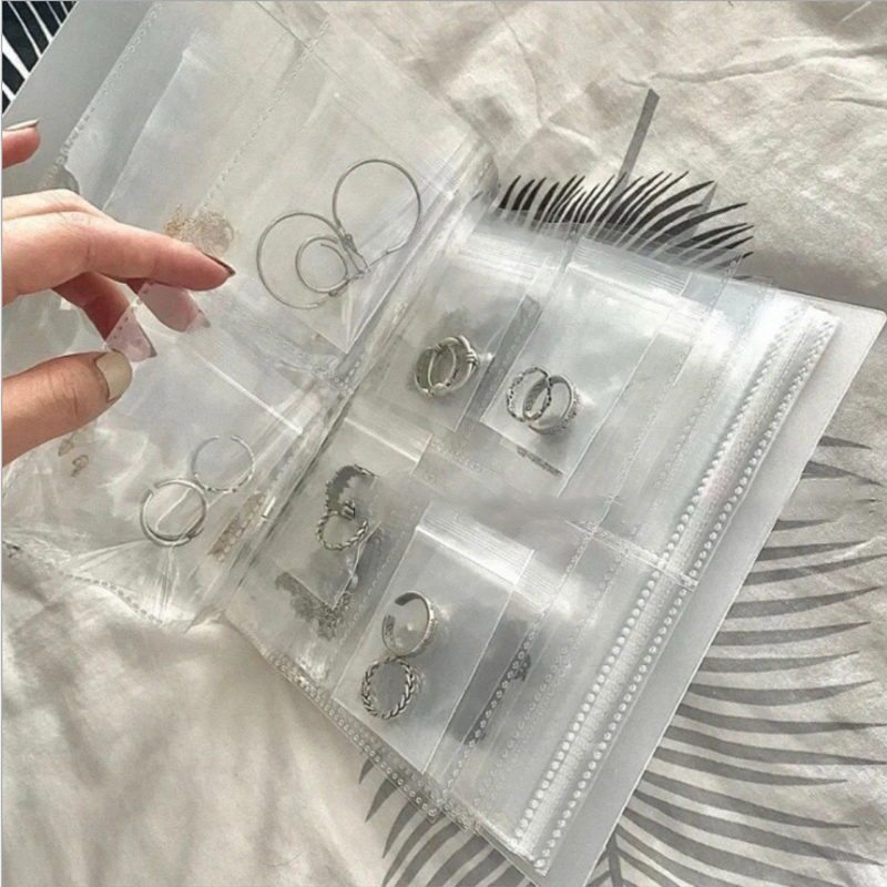Clapfun™ Transparent Jewellery Album Storage Bag