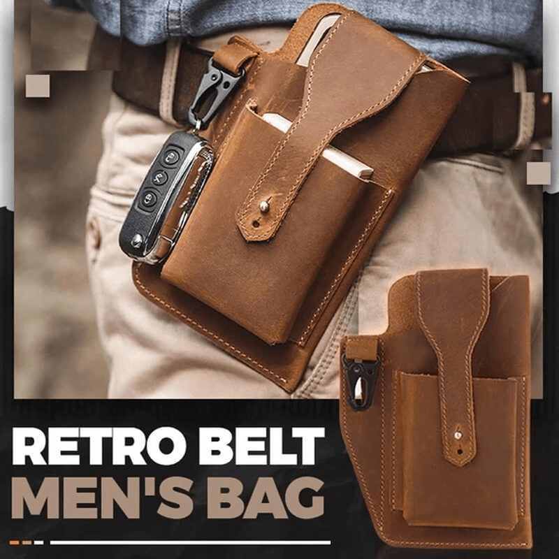 Clapfun™ Retro Belt Waist Men's Bag