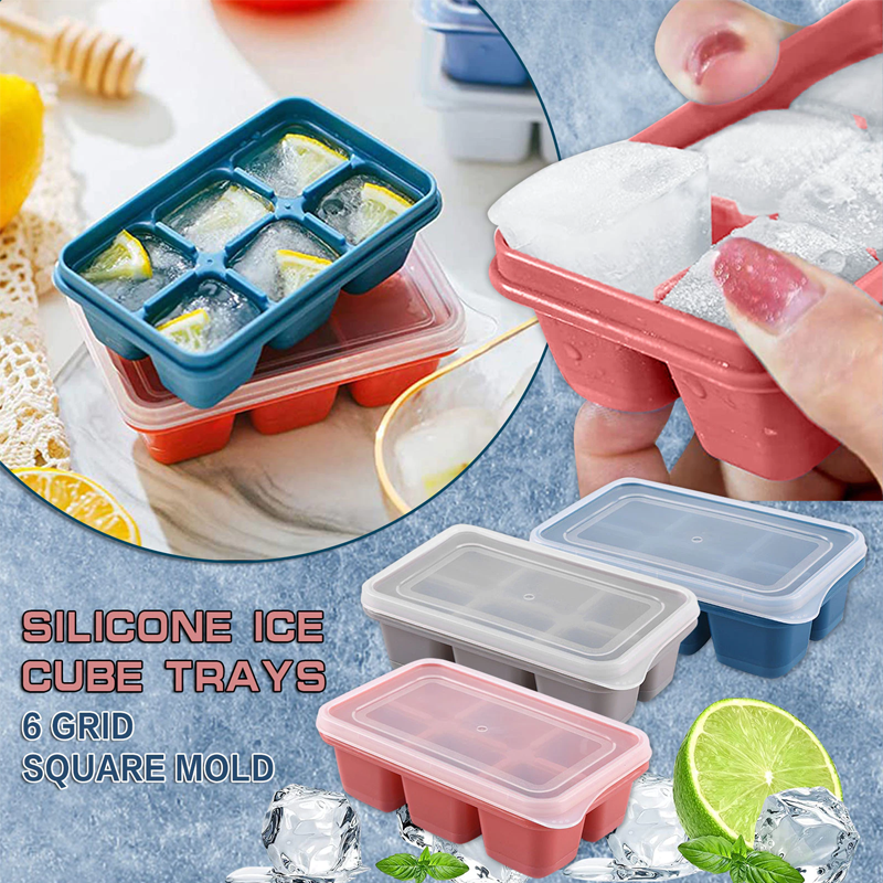 Clapfun™ Mini Square Ice Cube Mold, 3pcs