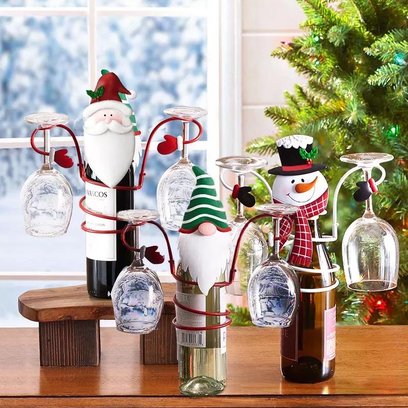 Pre-Sale>>Holiday Wine Bottle & Glass Holders