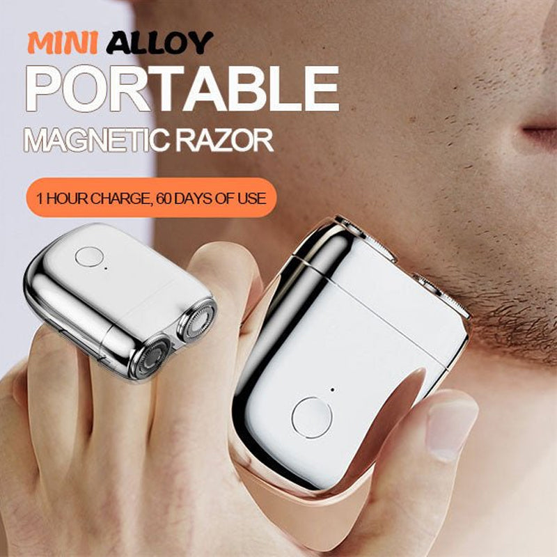 Waterproof Portable USB Men's Shaver