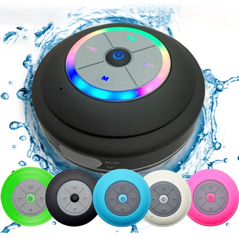 Waterproof Wireless Speaker with LED Lights