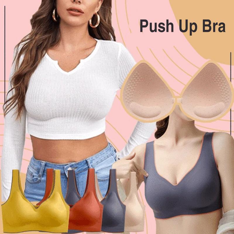 Clapfun™ Latex Seamless Push Up Bra